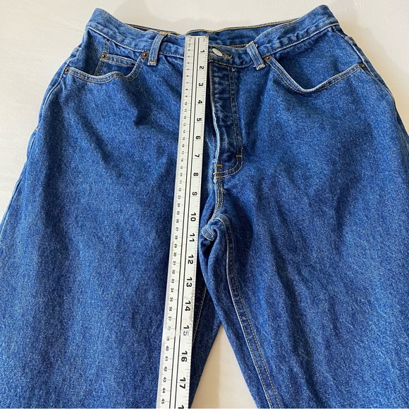 Vintage Calvin Klein Jeans women 14 high waisted straight leg baggy Union Tag - Picture 6 of 11